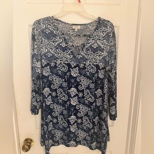 Avenue Floral Print Top, Size 14/16